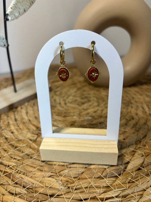 Boucles d’oreilles étoile