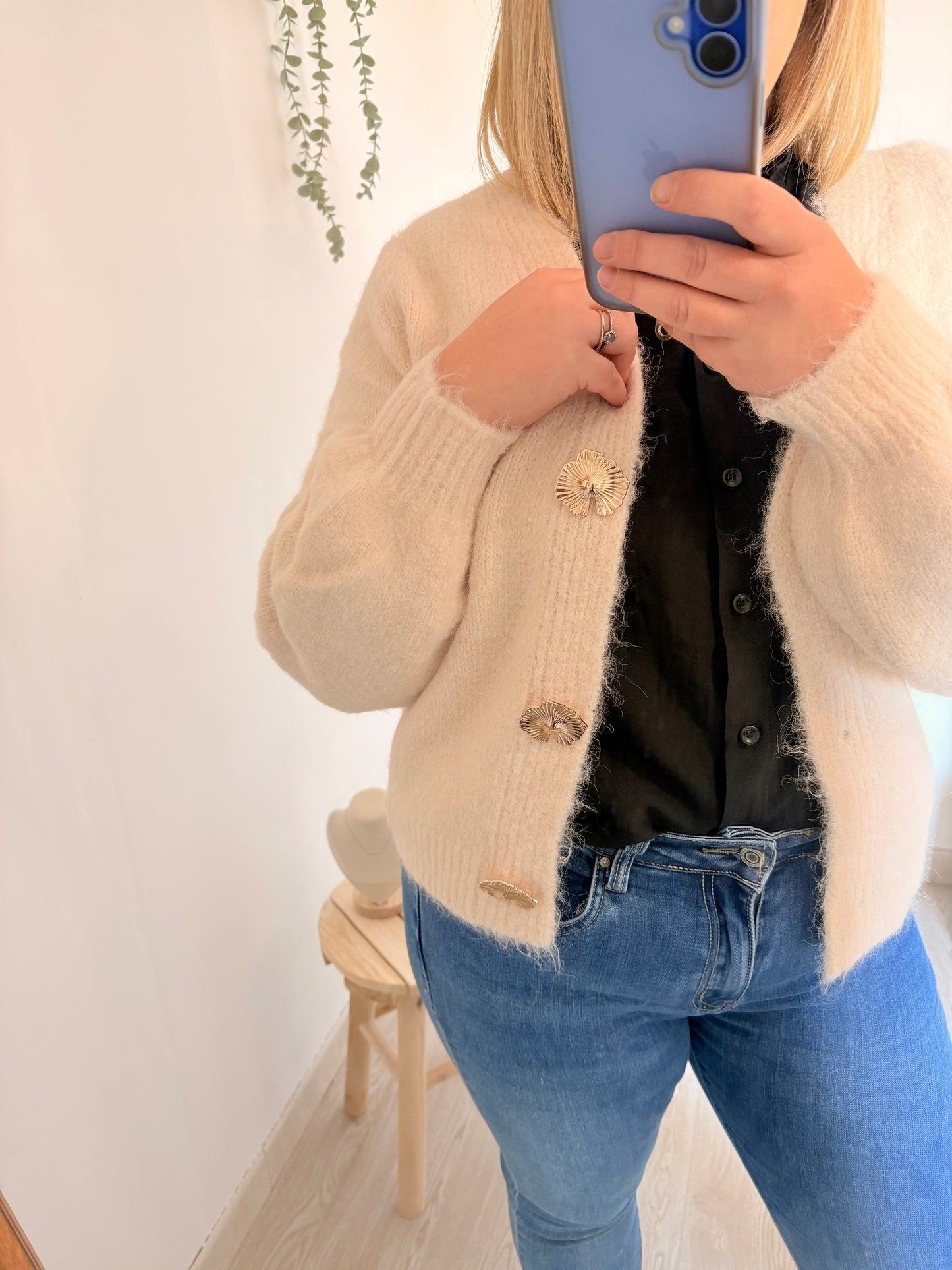Gilet - Boutons doré - Suzanne