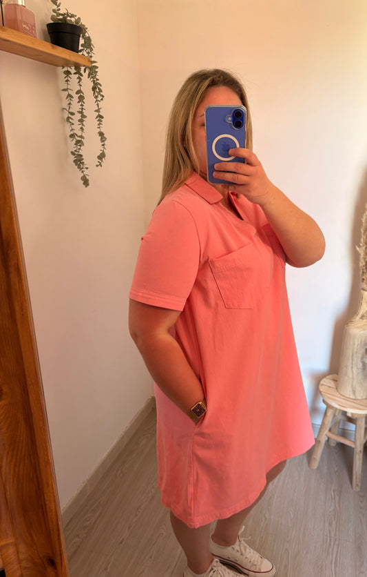 Robe courte - rose