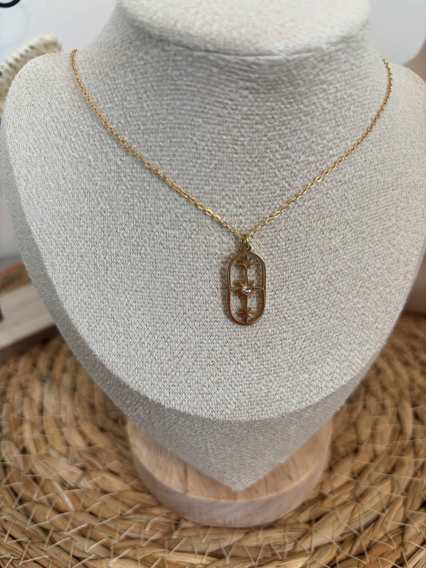 Collier pendantif étoile