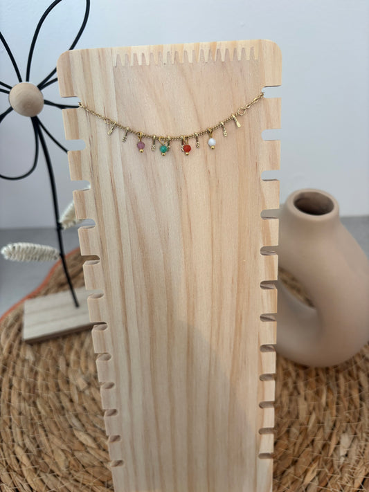 Bracelet perles pendante