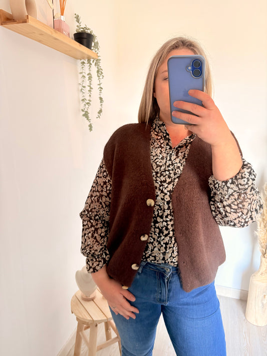 Gilet sans manches Jeanne