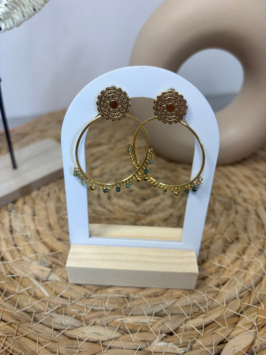 Boucles d’oreilles anneau