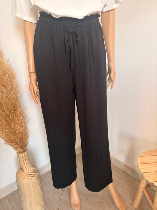 Pantalon fluide noir