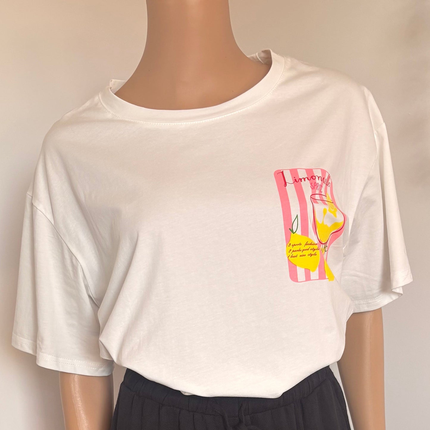 T-shirt blanc Limoncello Spritz