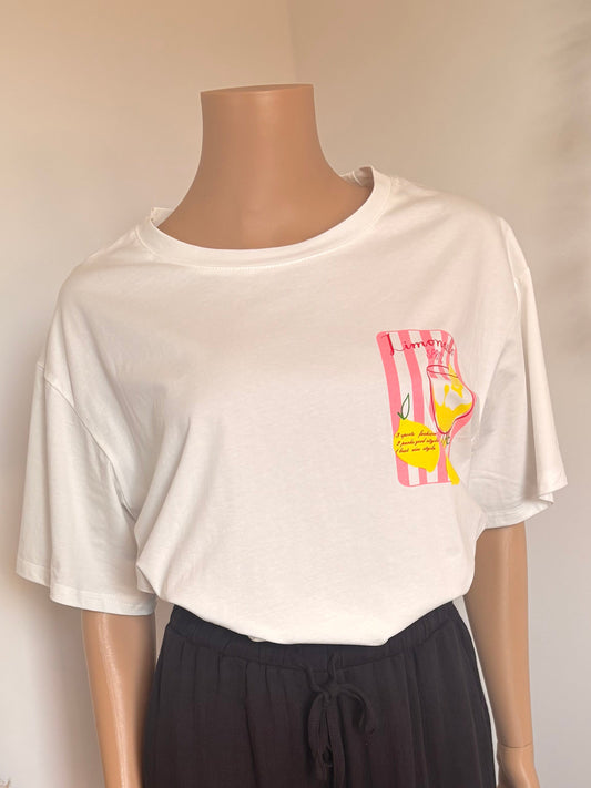T-shirt blanc Limoncello Spritz
