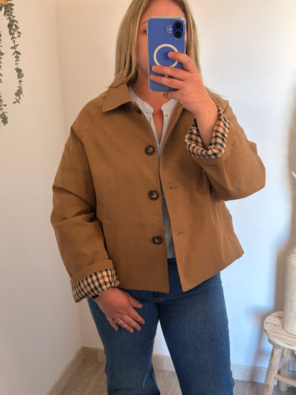 Veste oversize marron - Femme