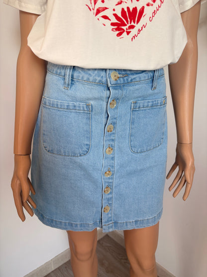 Jupe en jean femme