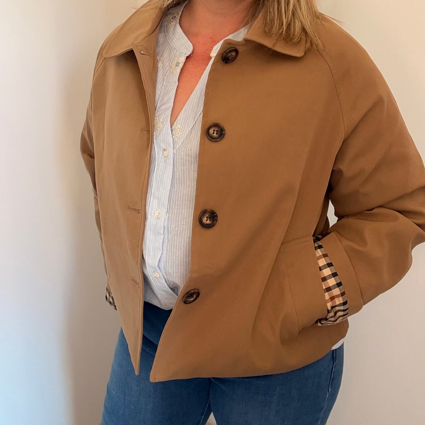 Veste oversize marron - Femme