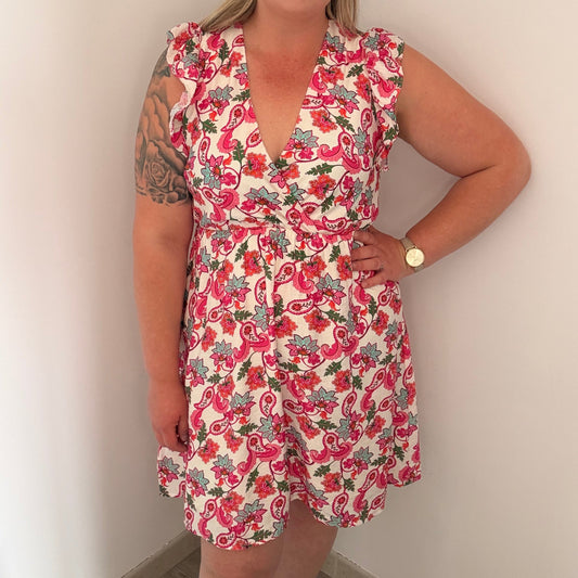 Robe rose - fluide coupe empire