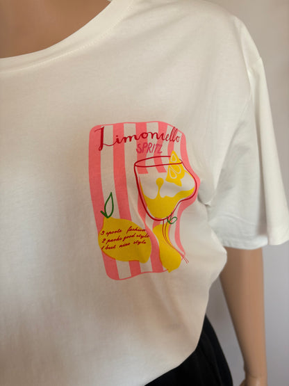 T-shirt blanc Limoncello Spritz