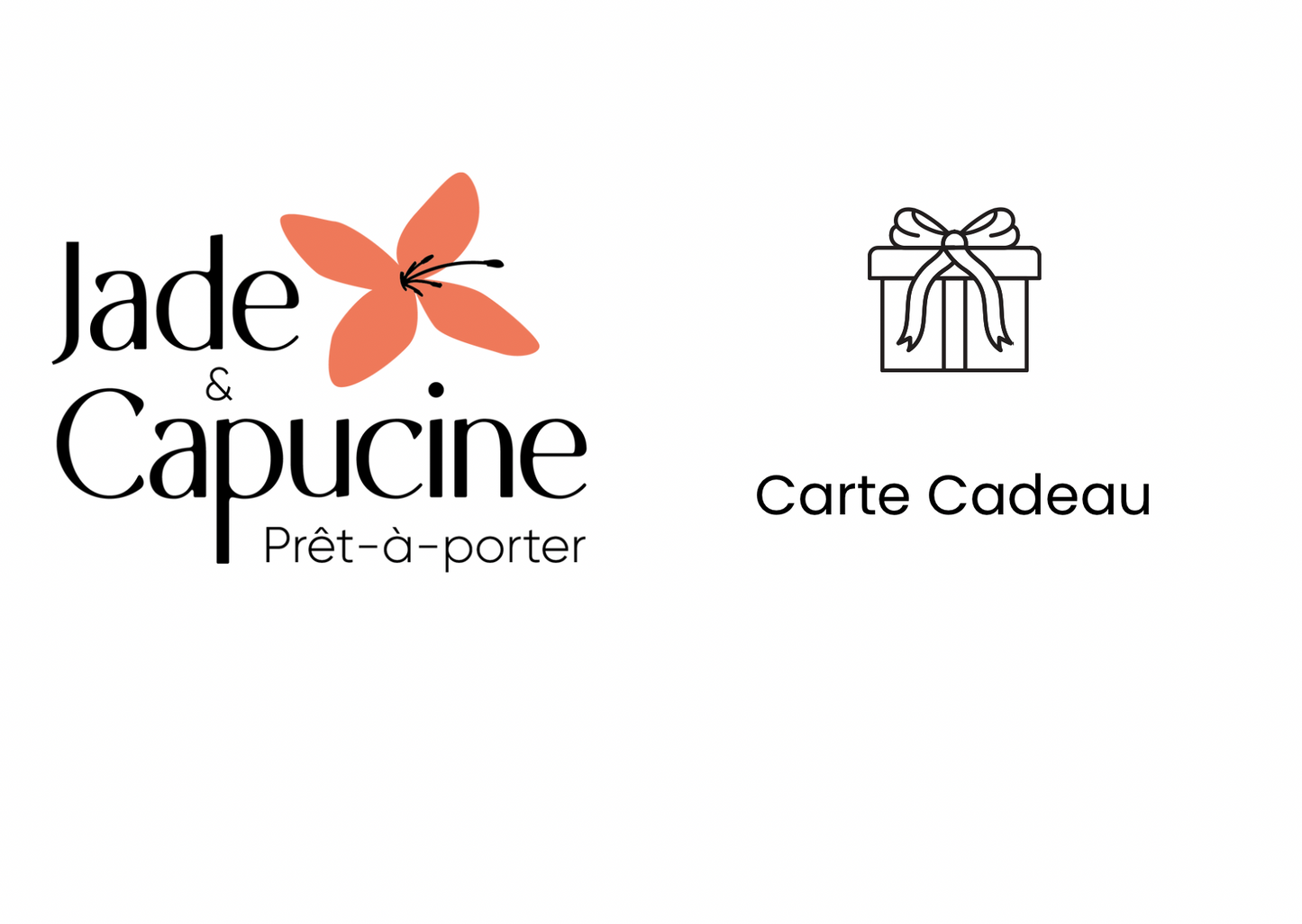 Carte-cadeau Jade & Capucine